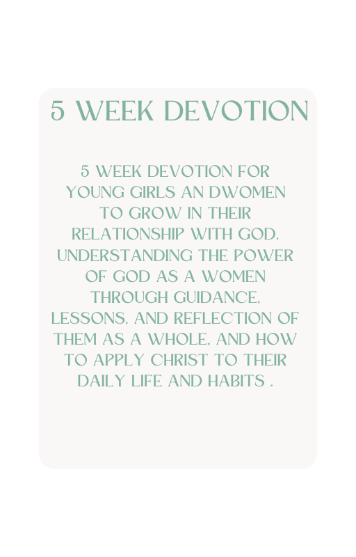 She Who Grows In Christ Devotional