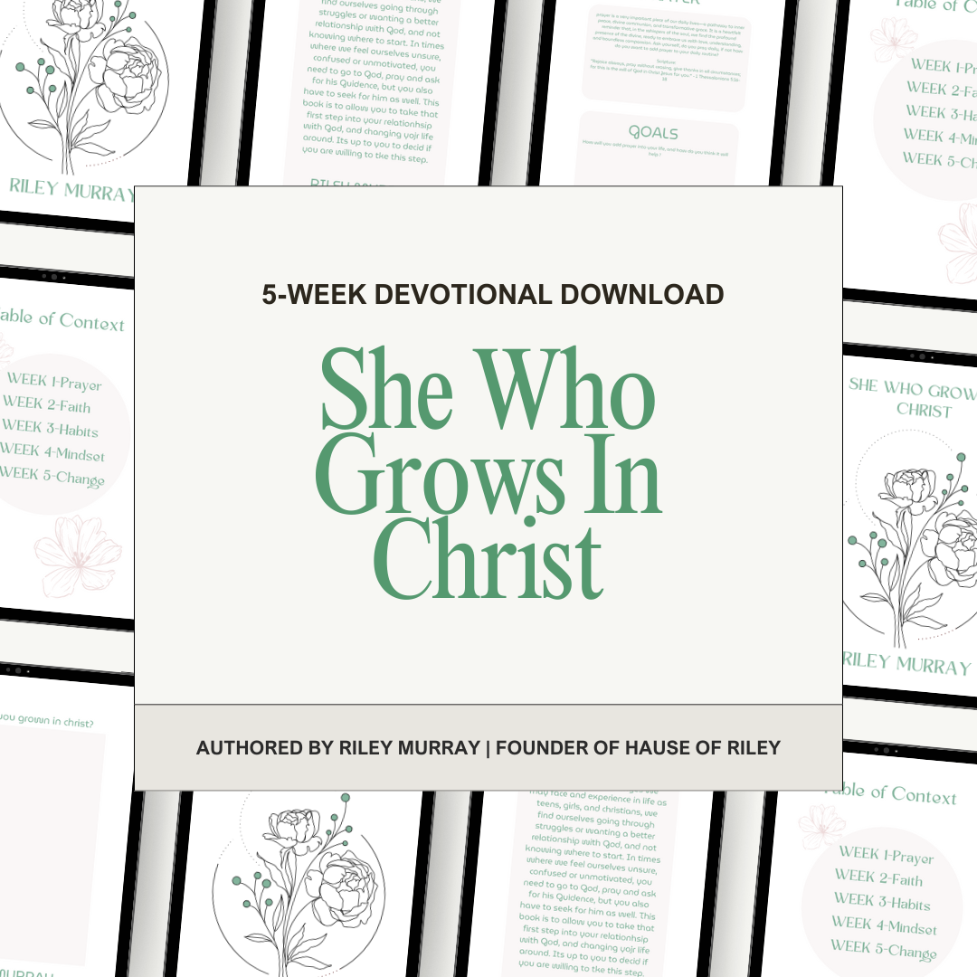 She Who Grows In Christ Devotional